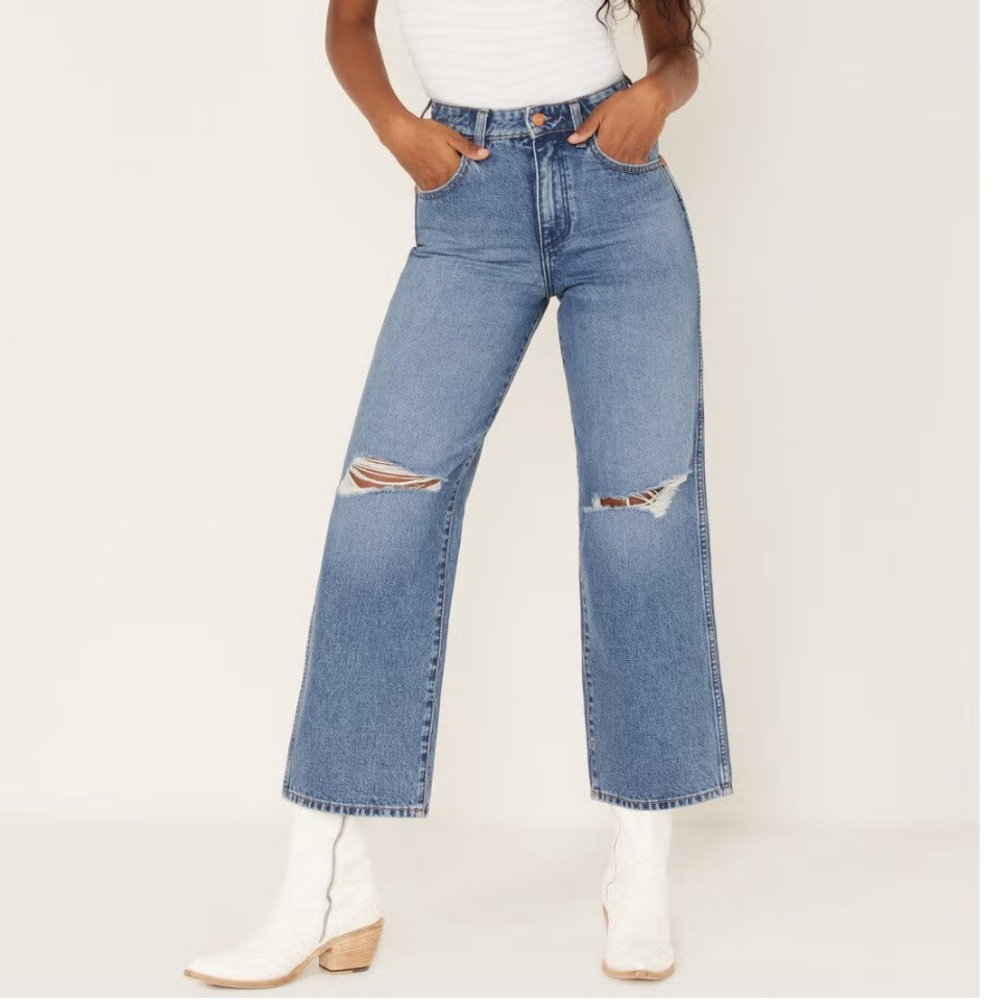WRANGLER HIGH RISE RELAXED MOM‎ JEANS size 28X28